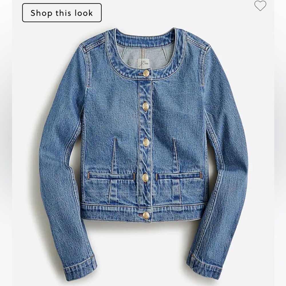 Louisa Lady Jacket in Denim - size 4 - like new condition